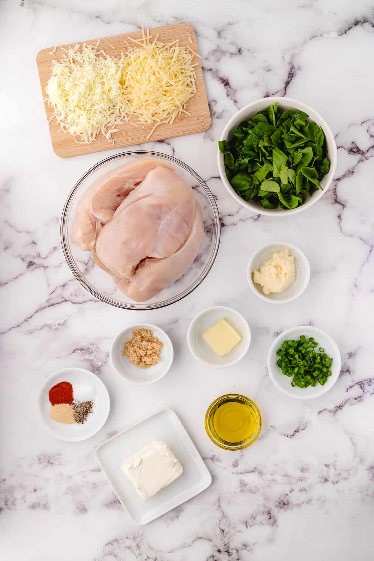 stuffed chicken ingredients