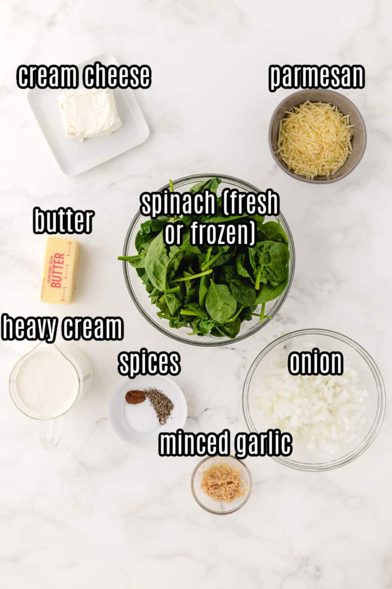 whats in creamed spinach 2 simple ingredients