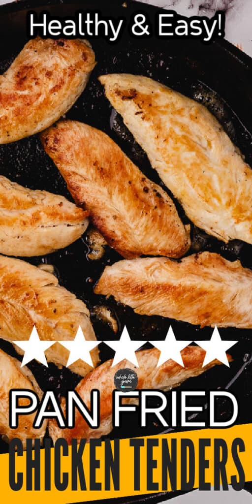 chicken tenderloins on stove pin