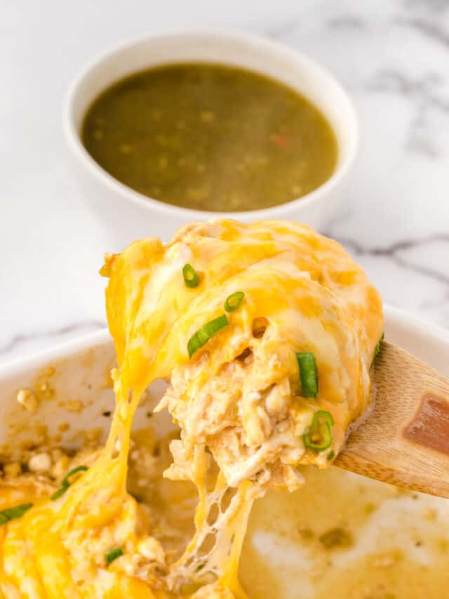 1 green chili chicken casserole easy recipe