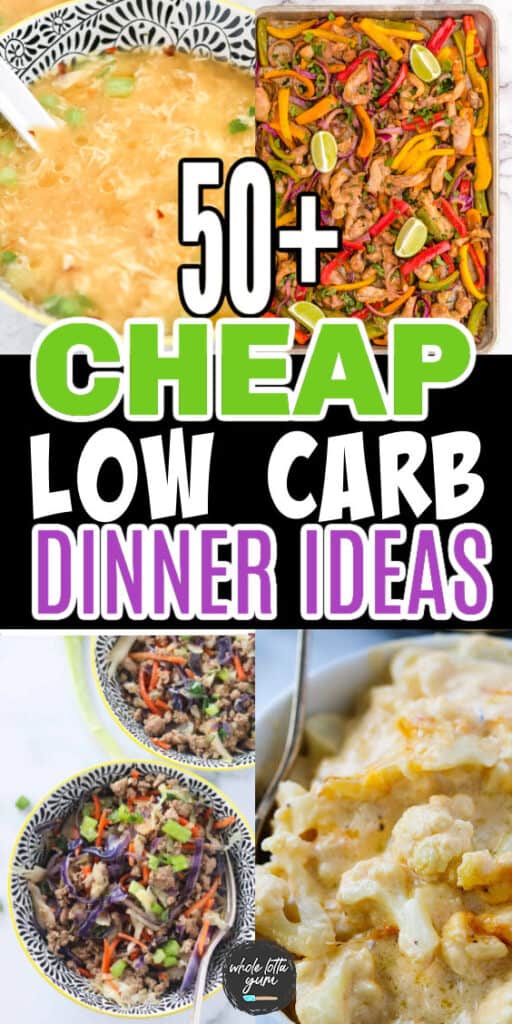 easy cheap keto meals pin