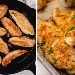 the best ways to cook chicken tenderloin collage image