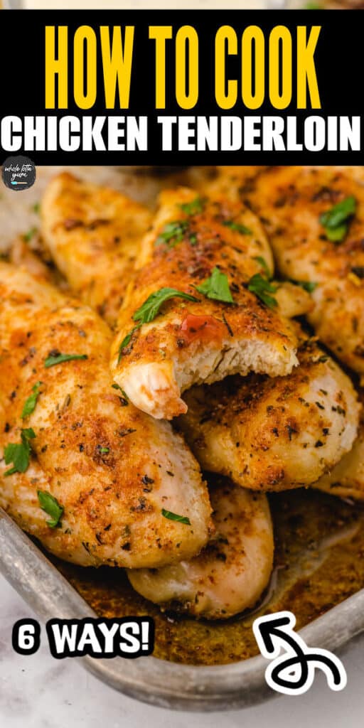 how to cook chicken tenderloins pin
