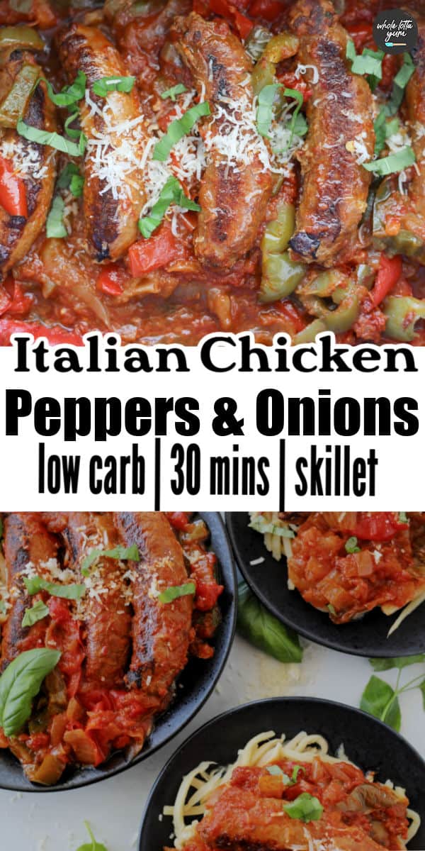 Italian chicken sausage pin for pinterest