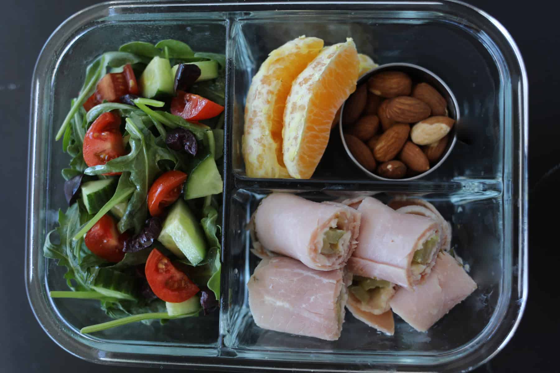ham pickle roll ups protein snack box