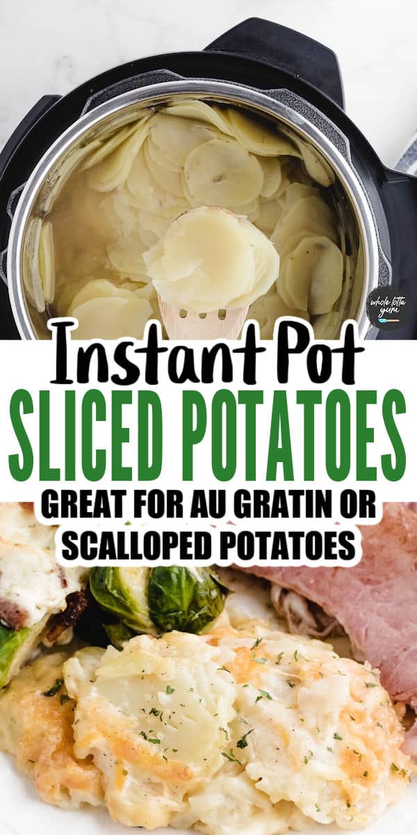 Cooking sliced potatoes in a pressure cooker
