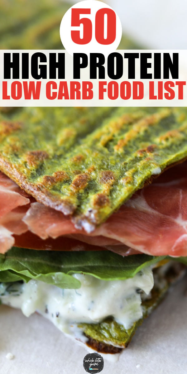 high protein low carb foods list pinterest pin