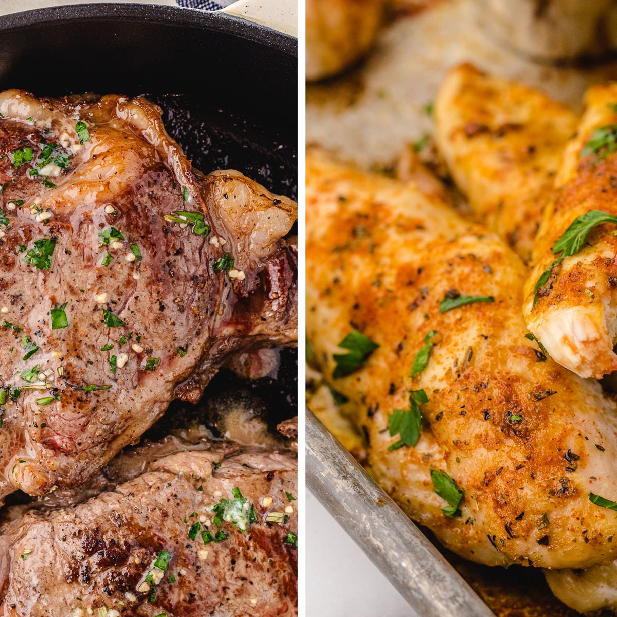 no carb recipes collage