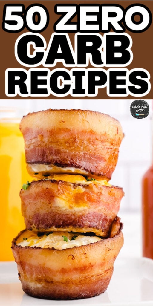 zero carb meal ideas collage of recipes