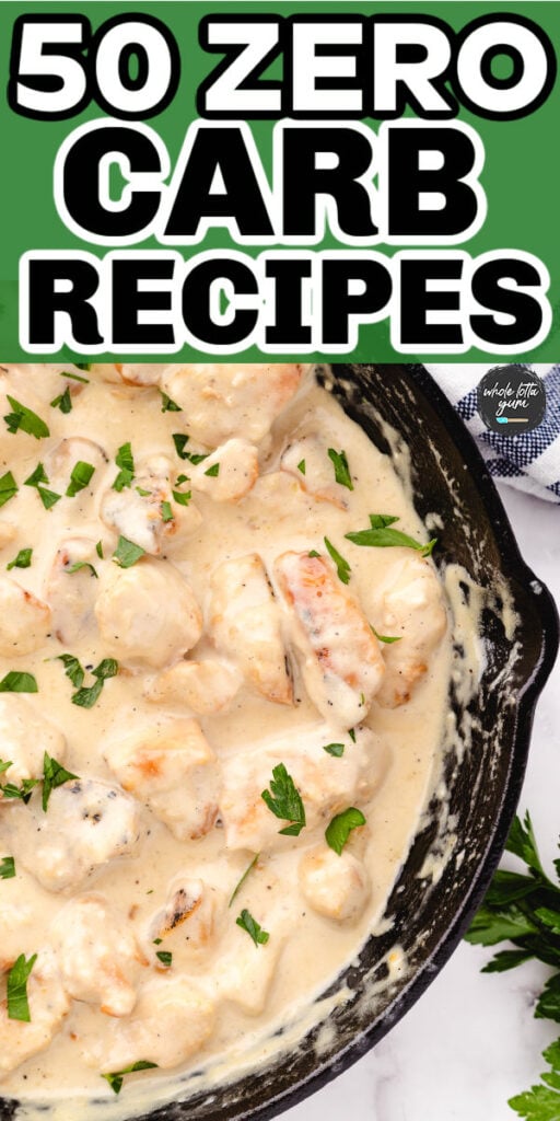 no carb meals pinterest pin