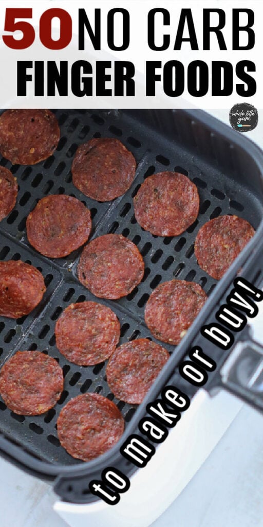 no carb finger foods for pinterest