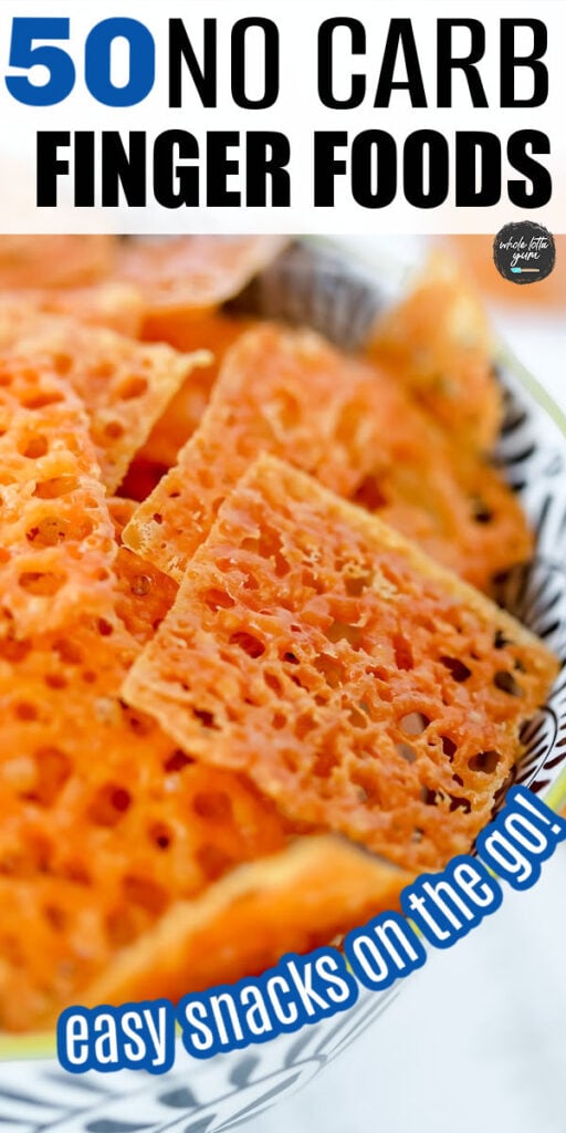 no carb finger foods for social media