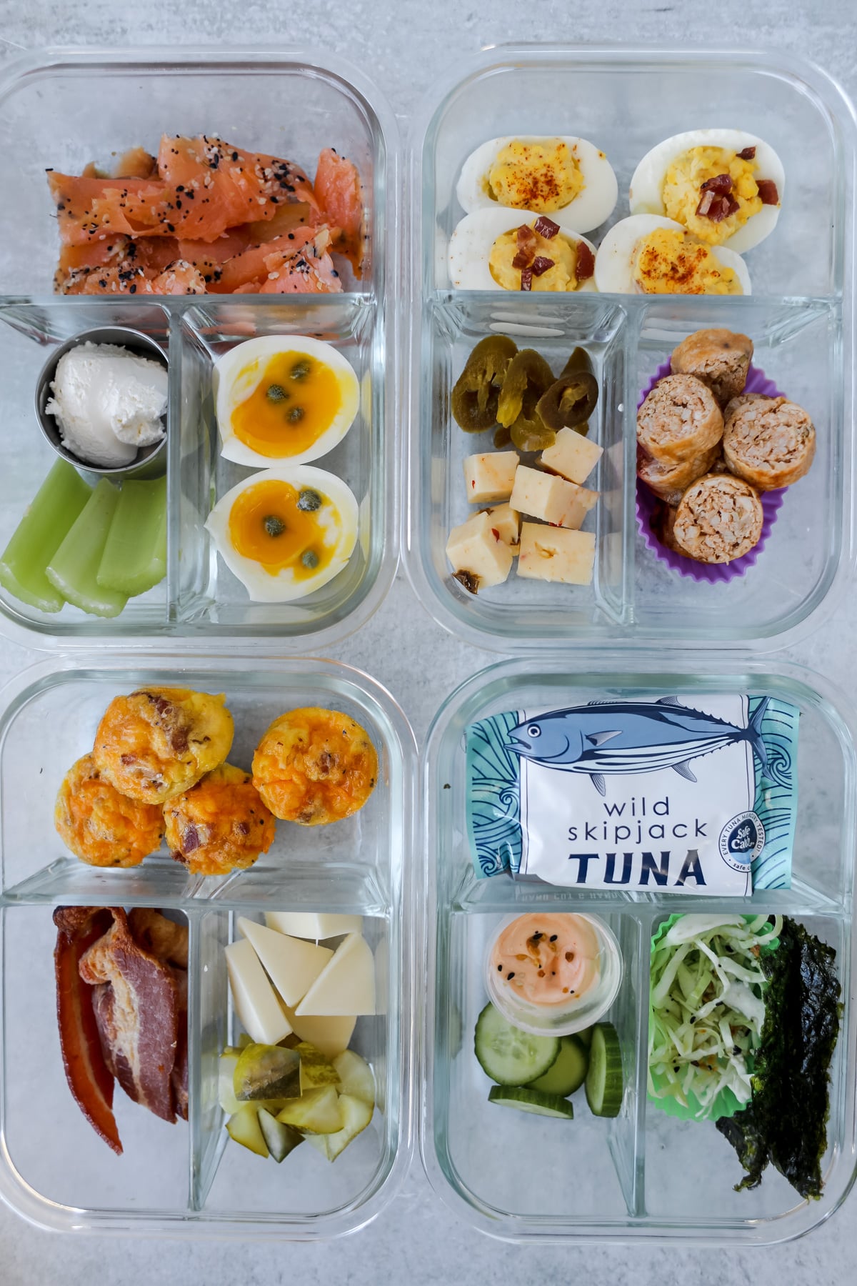 no carb breakfast box ideas