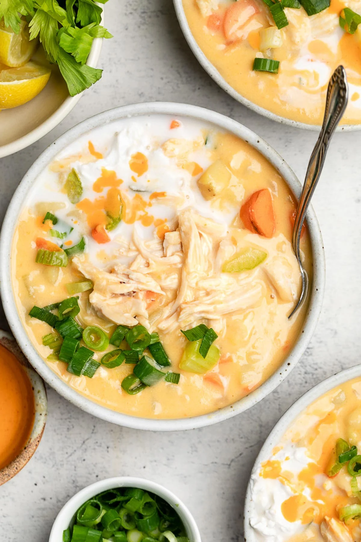Creamy Buffalo Chicken Soup