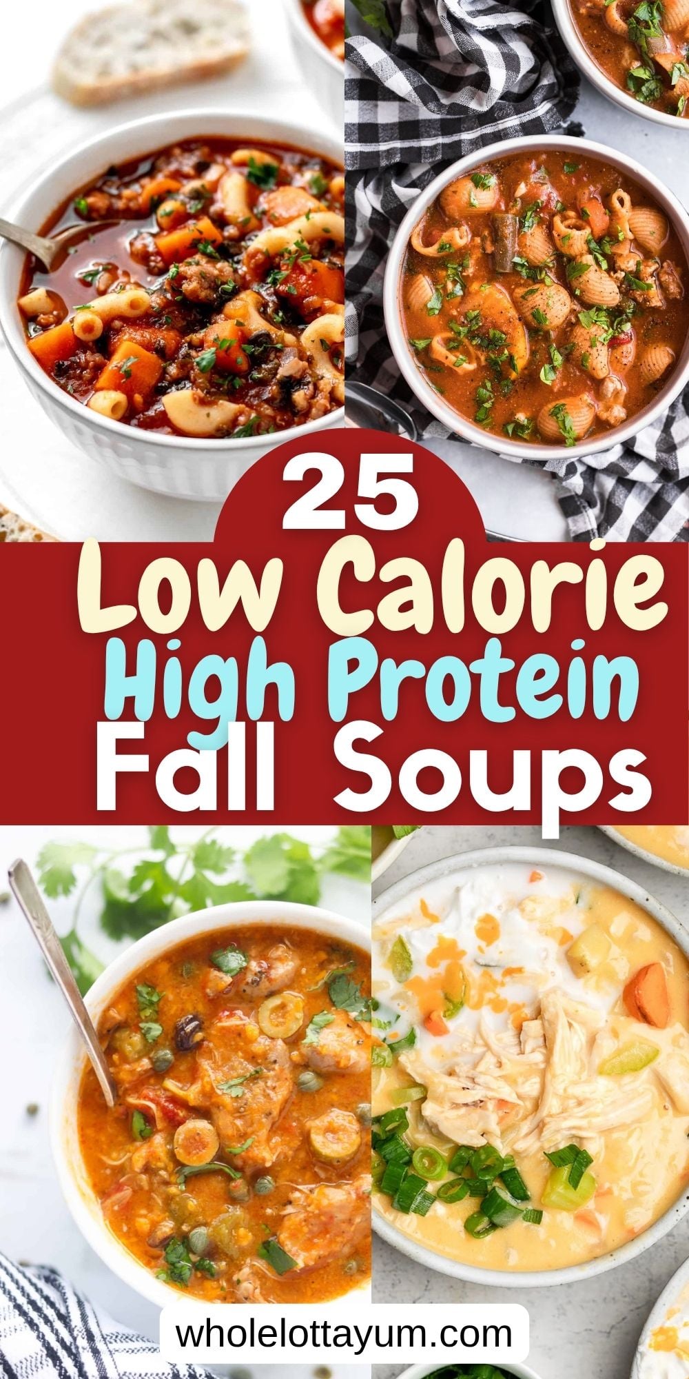 High Protein Low Cal Fall Soups