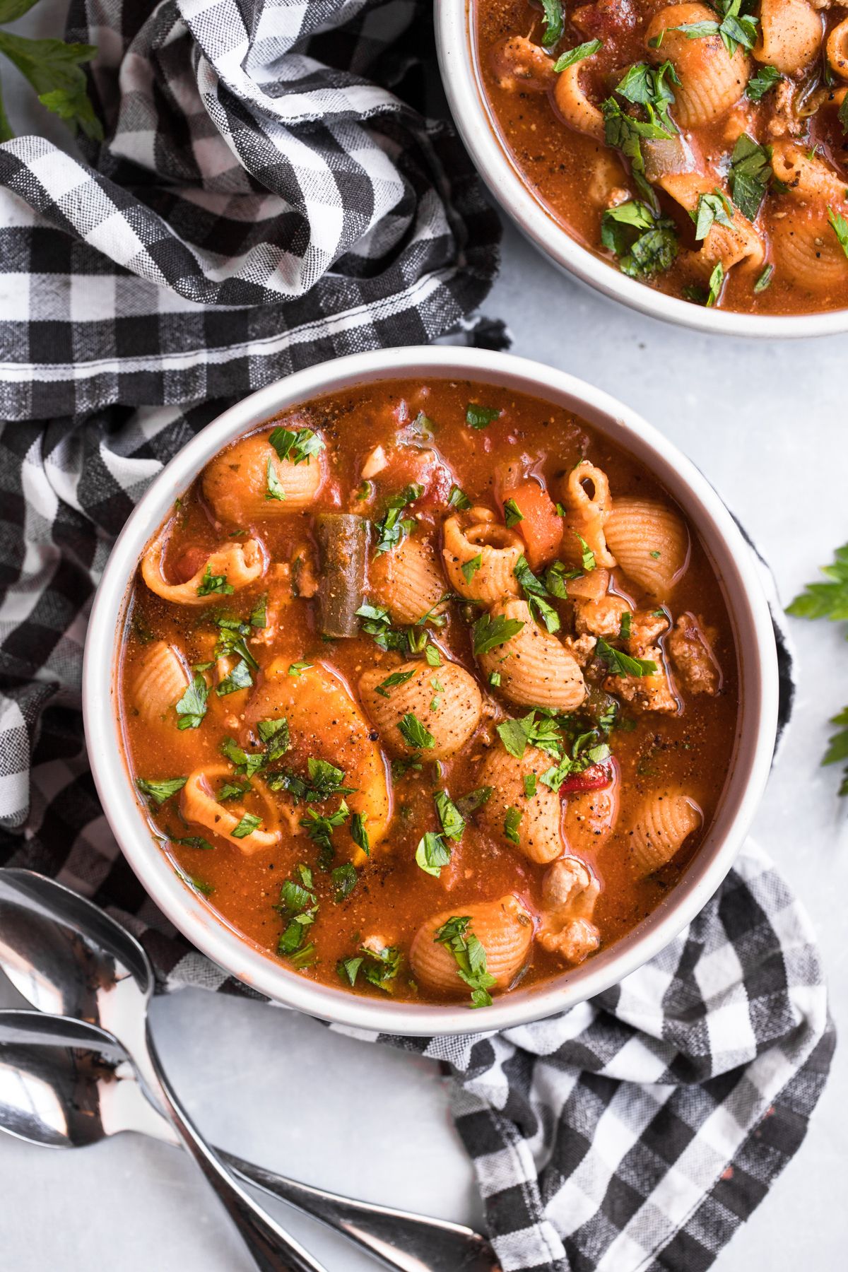 High Protein Minestrone Soup