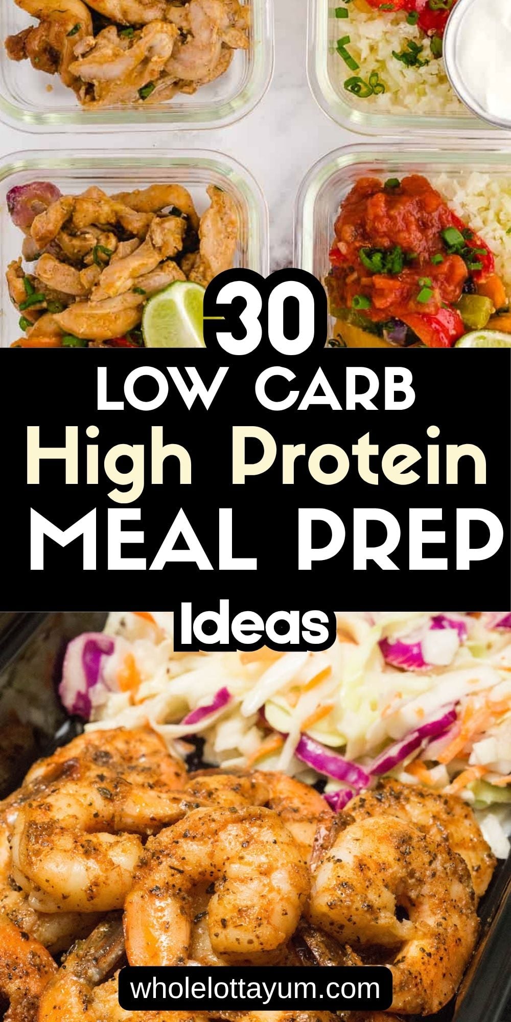 low carb high protein meal prep