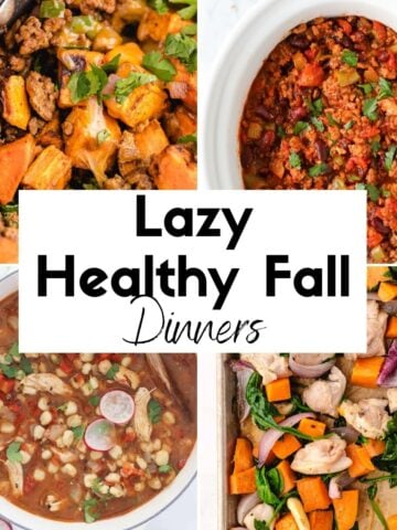 Lazy Fall Dinners